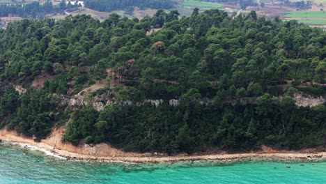 Wunderschöne-Küste,-Kallithea,-Chalkidiki,-Griechenland