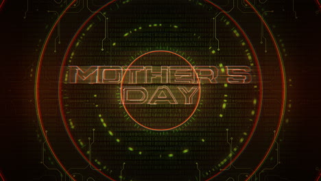 Mothers-Day-on-digital-screen-with-HUD-elements