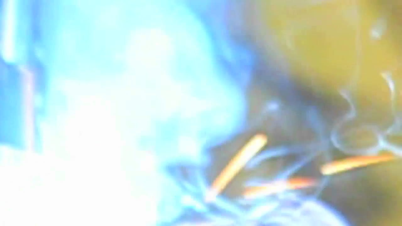 An abstract shot of welding with sparks flying 1