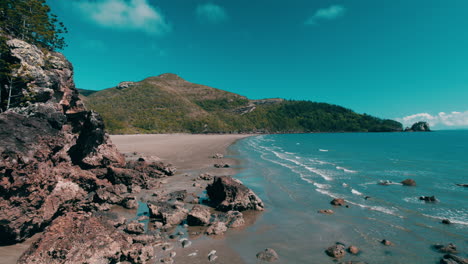 Descubrimiento-Cinematográfico-De-La-Playa-De-Cape-Hillsborough,-Canguro,-Paraíso-De-Vacaciones,-Ubicación-Remota