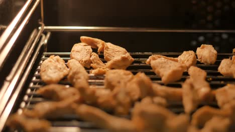 roasted chicken breast strips in oven