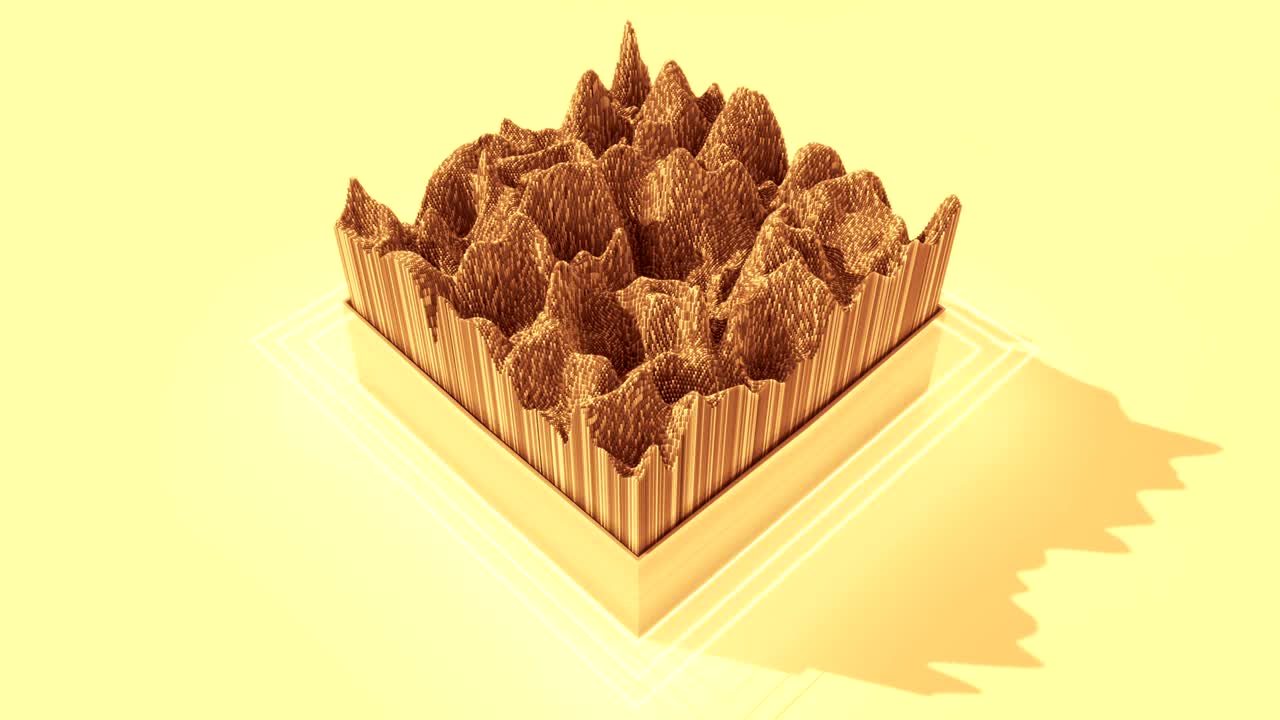 4k 미니멀리즘 큐빅 디자인