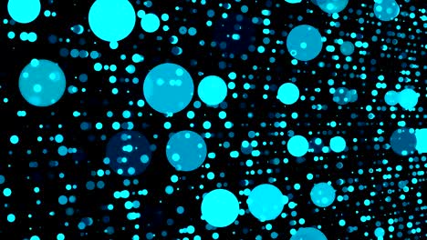 puntos del espacio de datos digitales del mundo - abstracción moderna, fondo generado por computadora, renderización 3d