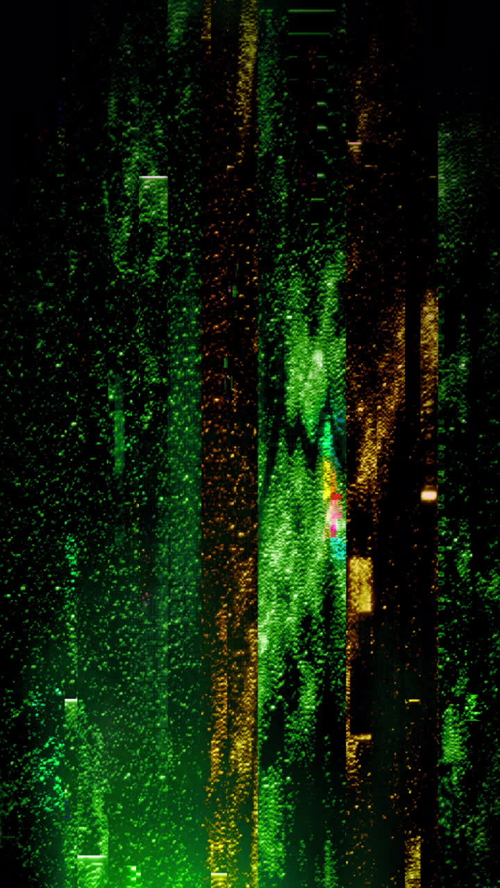 Dynamic Abstract Glitch Art with Vertical Lines