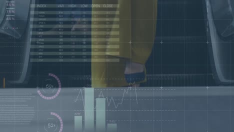 Animación-De-Datos-Financieros-Y-Gráficos-Sobre-Las-Piernas-De-Diversos-Empresarios-Caminando