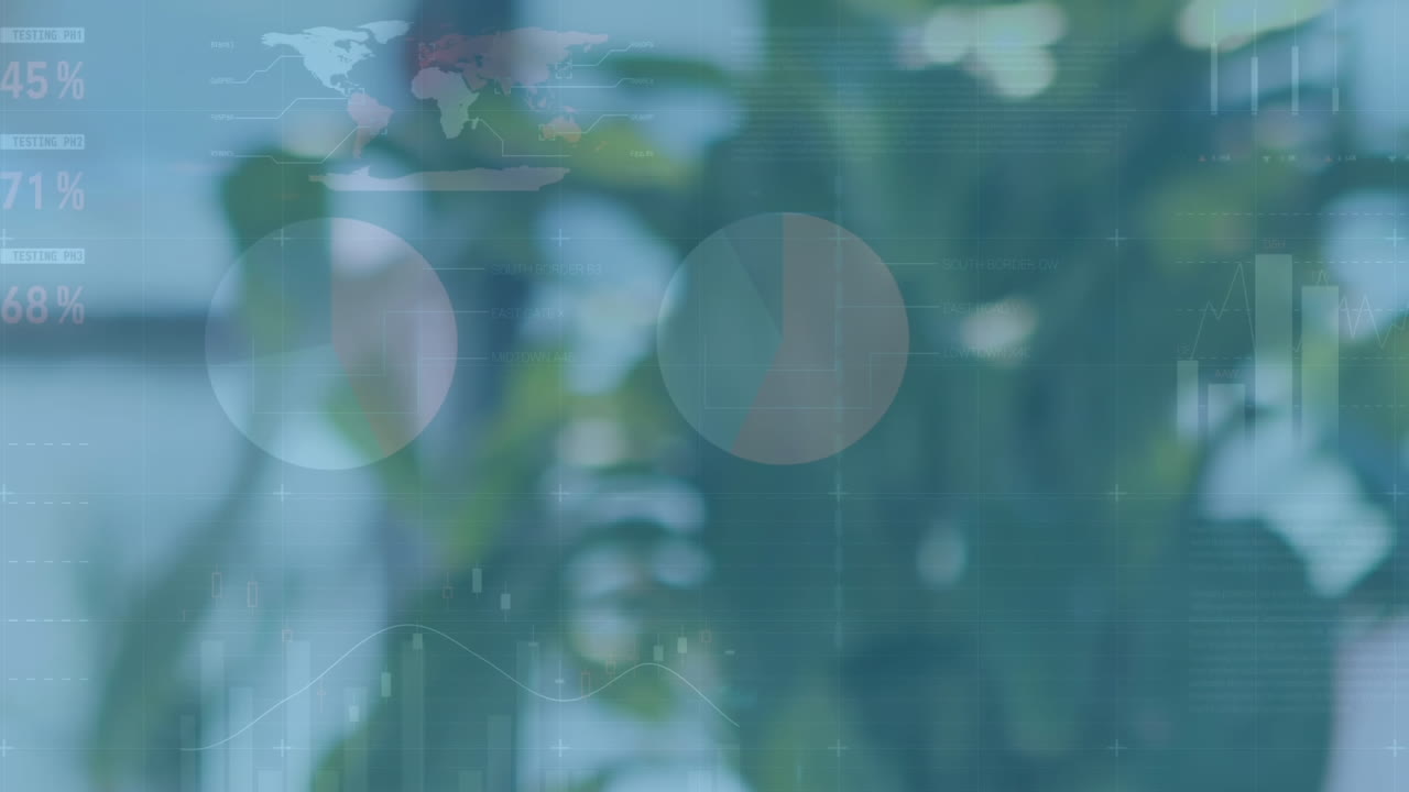 사무실에서 재무 데이터 처리의 활성화