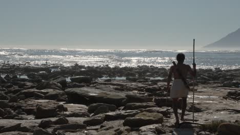 el primer pueblo costero indígena del sur de áfrica, el strandloper