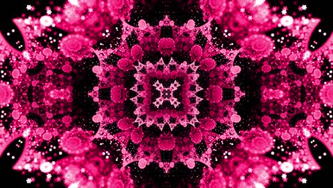 kaleidoscopio de fondo gráfico de movimiento abstracto.