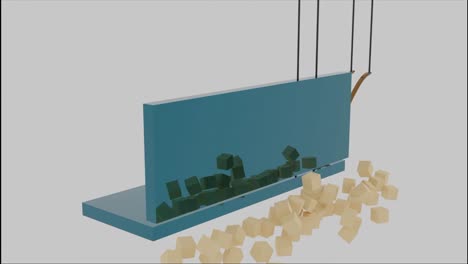 a 3d rendering of a swing pendulum