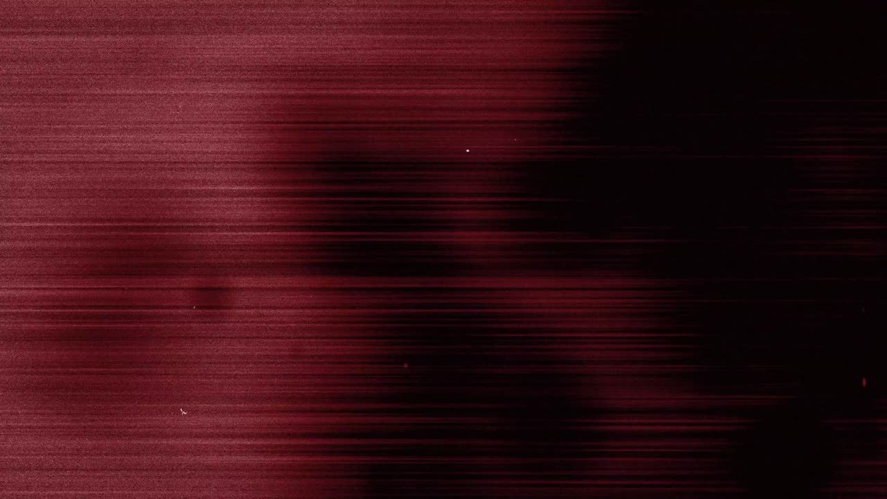 animación de múltiples manchas blancas y líneas que se mueven en un bucle sin costuras en negro y rojo