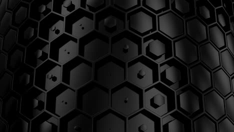 el fondo de los hexágonos