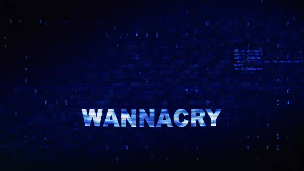 Wannacry Ransomware Warning Screen