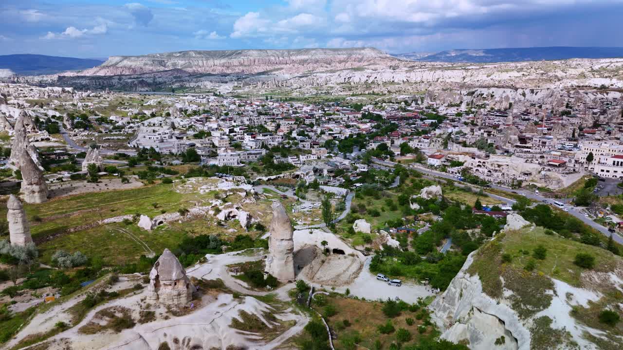 Cappadocia's unique rock formations in Turkey under a clear sky