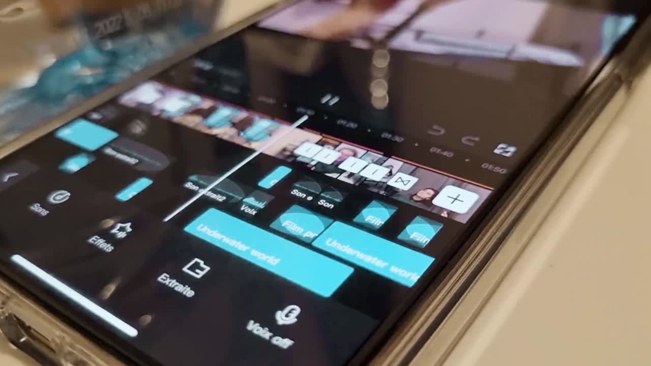 스마트폰 아이폰에서 비디오 필름 편집하기