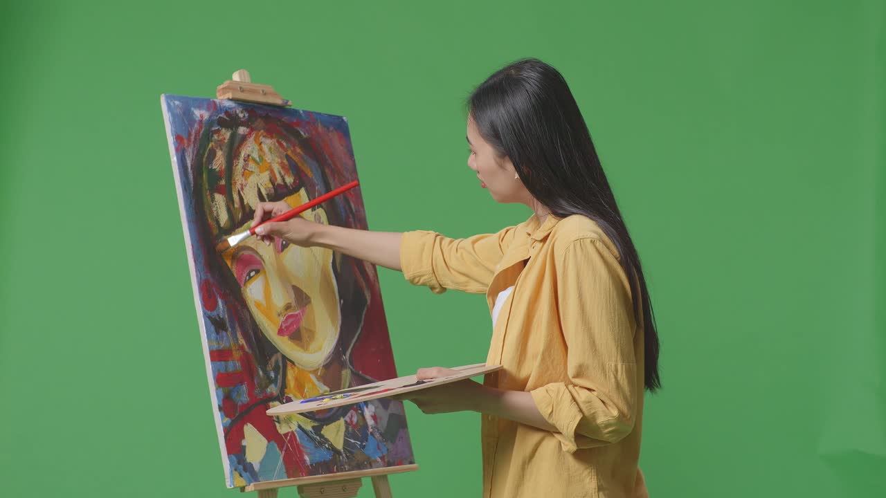 초상화를 그리는 여자