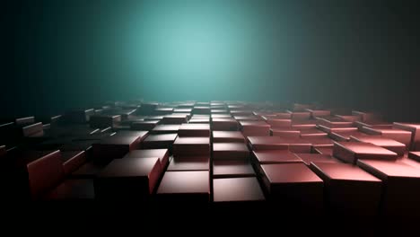 4k abstract cubic background.