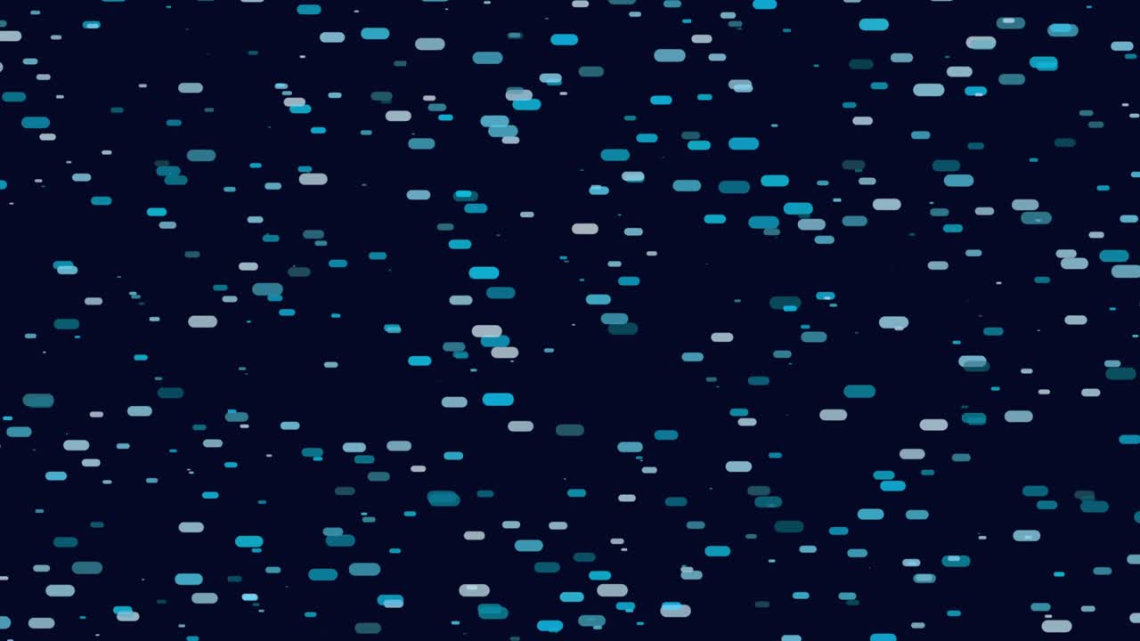 volar brillos abstractos de neón y confeti en la galaxia oscura