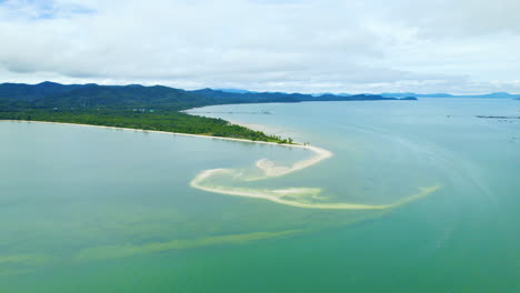 aerial view of a wonderful exotic tropical beach phuket, phuket, thailand
