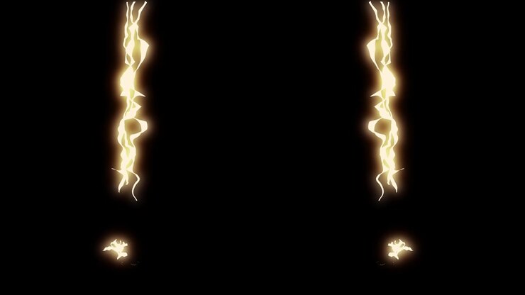Animazione energia fulmini e tuoni grafica in movimento