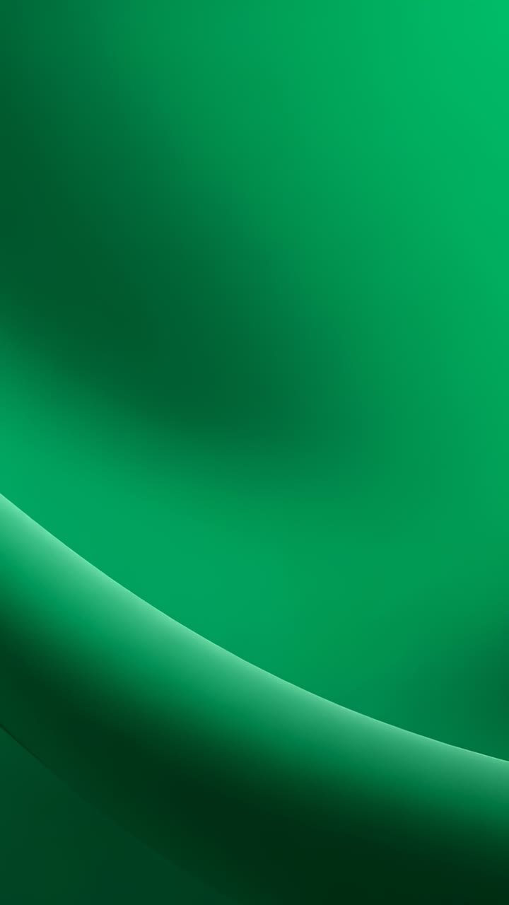 Vertical video: Playing curved green gradient filling display, showing ...