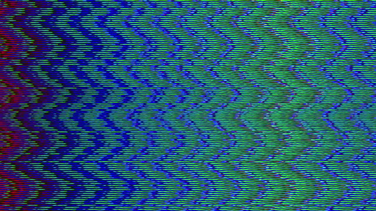 Multi-colored neon cyberpunk psychedelic shimmering background