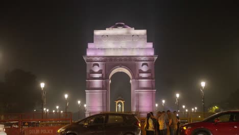 India-gate-in-pink-light