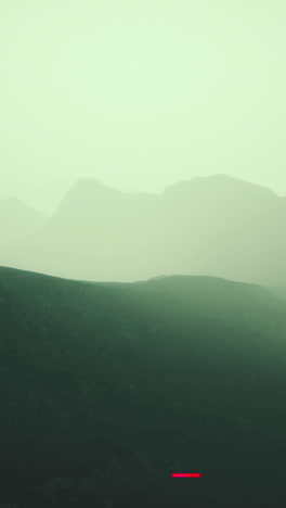 morning fog in mountain of afghanistan