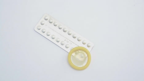 contraceptive pill with condom