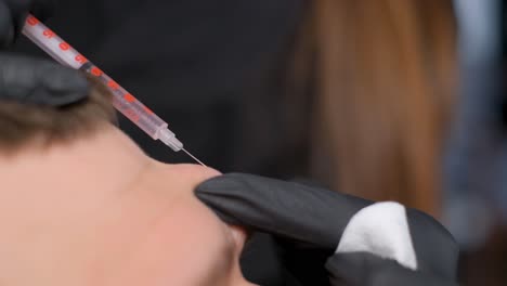cosmetic nose injection procedure