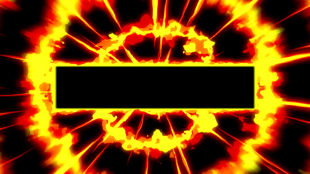불과 번개 애니메이션, 만화 만화 애니메이션, 불꽃 루프 배경