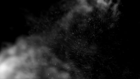 Ragged Vortex Streams of Small Particles
