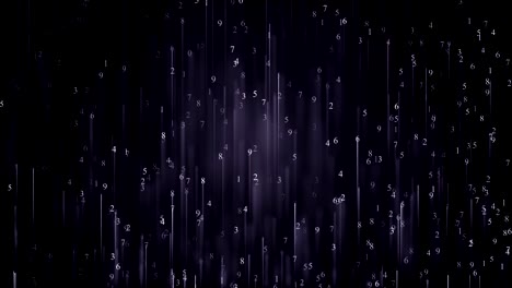 abstract animated loop with moving numbers - stock video