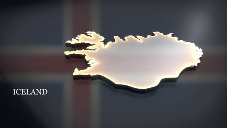 3d animated map of iceland