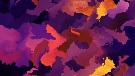 abstract colorful paint background loop