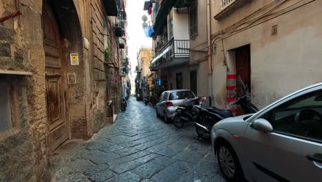 a walk through charming, narrow italian streets