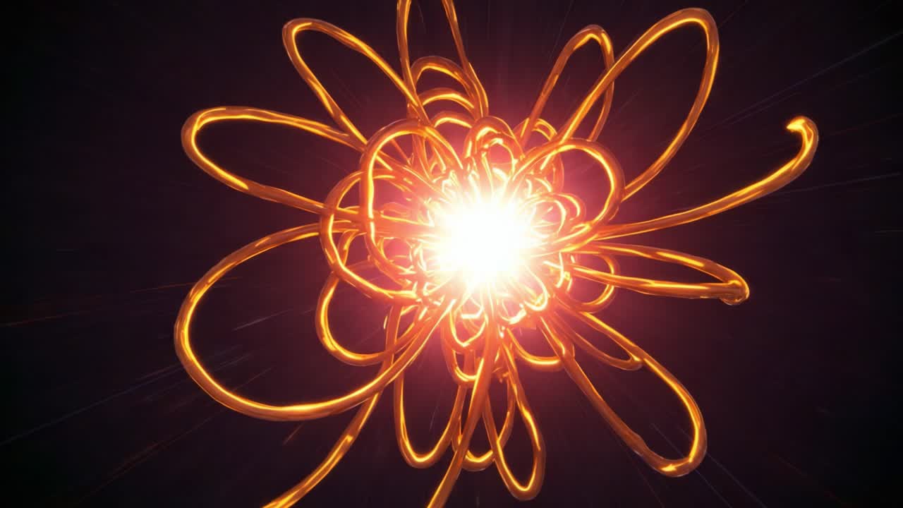 A Captivating Visual Representation of Energy in Motion: Dynamic Swirls of Light and Color Emanating from a Central Force Creating a Mesmerizing Cosmic Effect