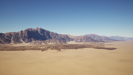 mountain range in the desert