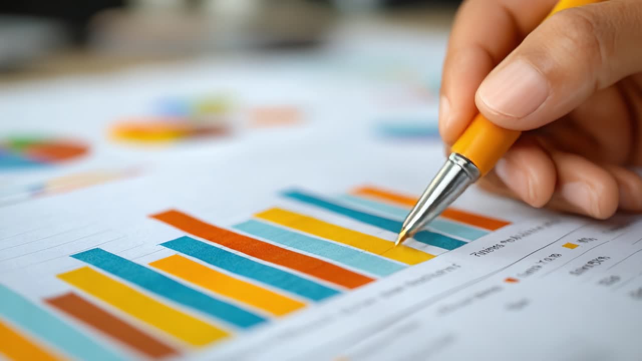 Analyzing Data: Visualizing and Interpreting Trends through Colorful Charts and Graphs with a Focused Approach for Effective Decision Making