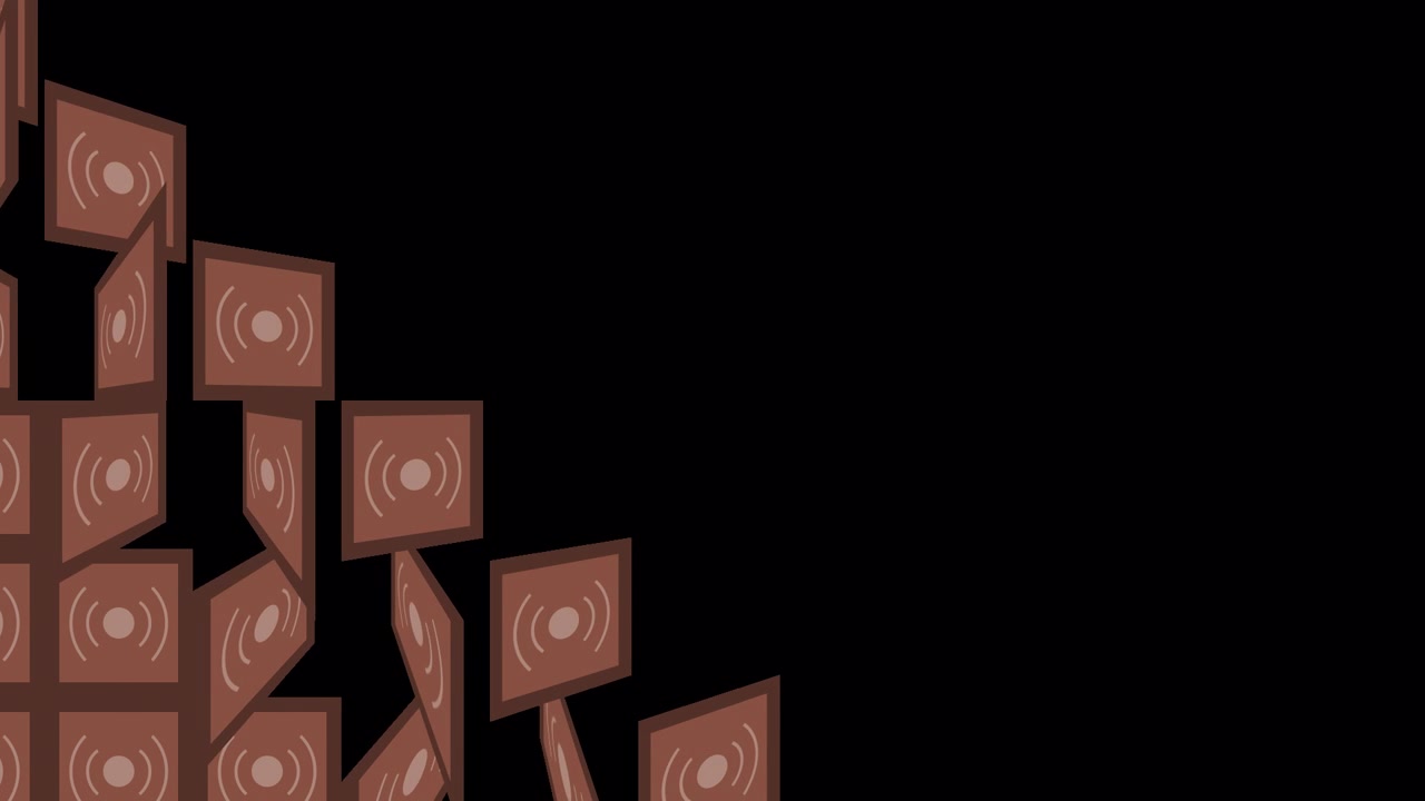 Disegno geometrico marrone
