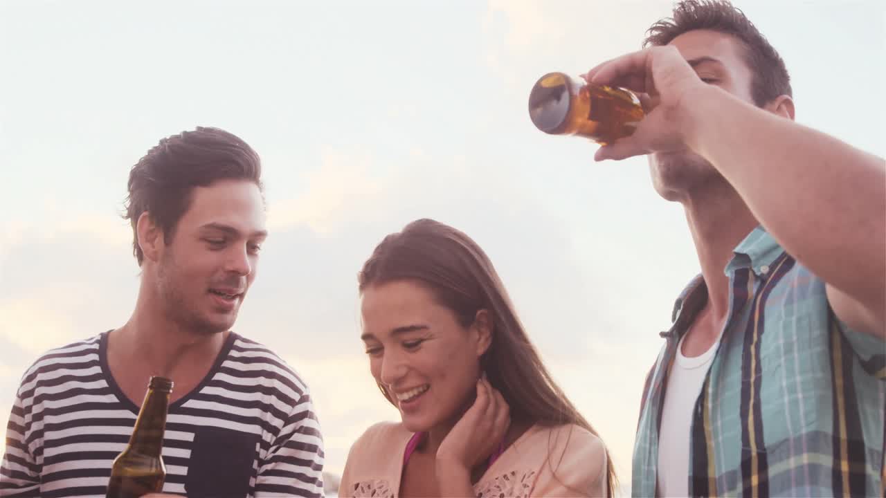 amigos disfrutando juntos