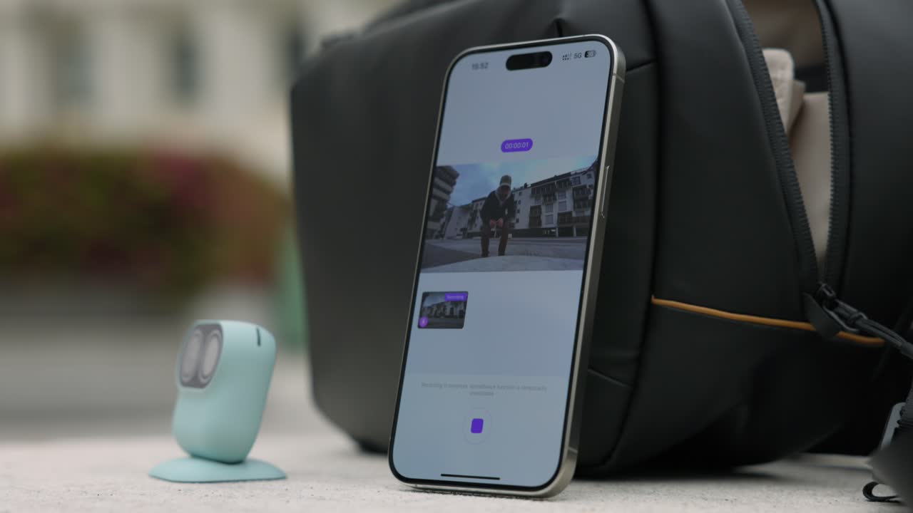 mology cámara mágica grabación de video a través de la aplicación de teléfono inteligente