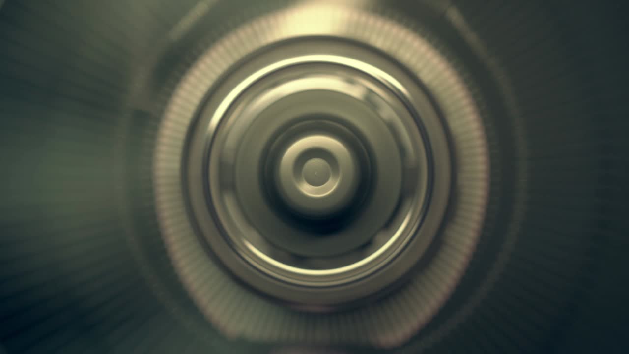 ventilador eléctrico girando y detenido