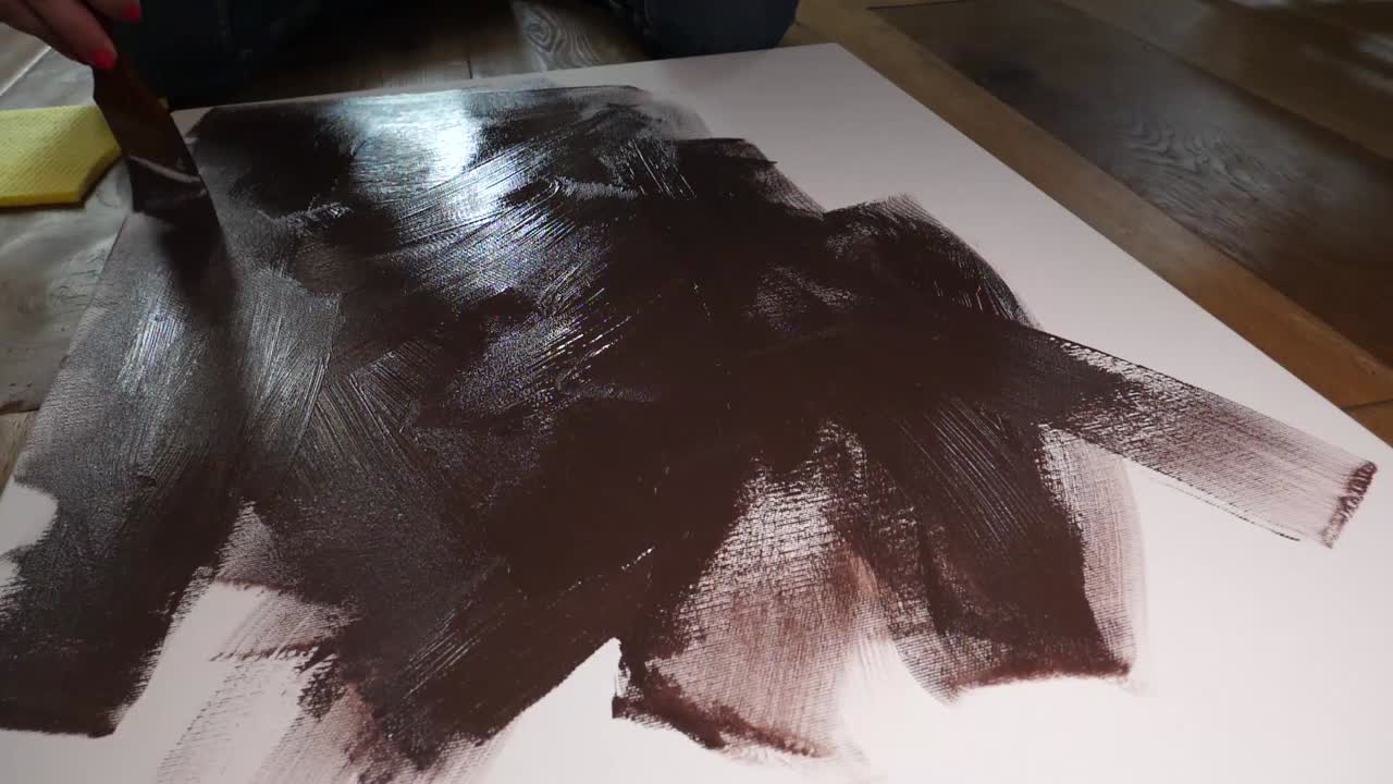 페인팅을 위한 캔버스 준비, 기본 색상, 아크릴 페인팅