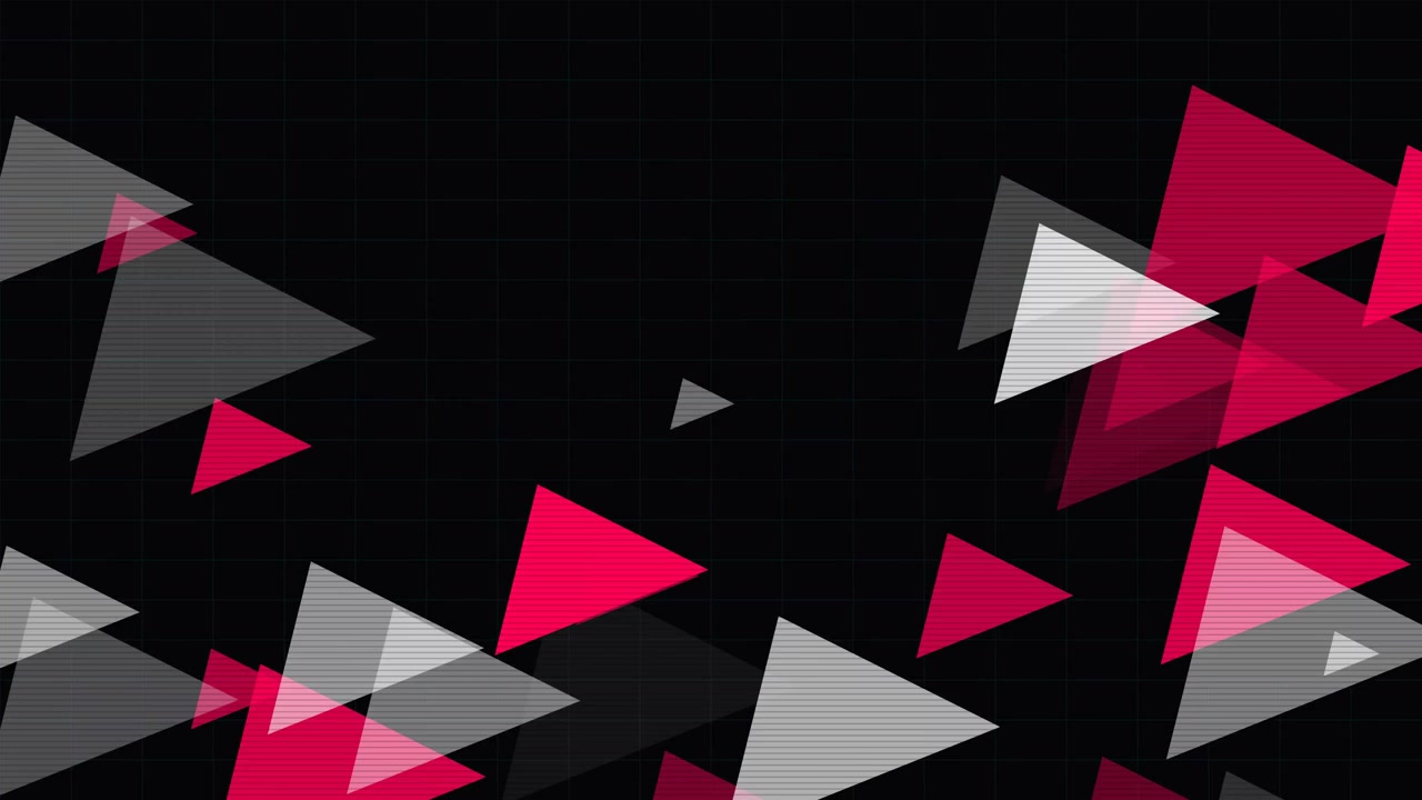 Abstract Motion Graphics Featuring Geometric Shapes and Lines