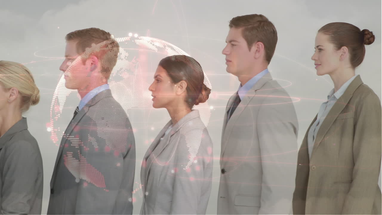 전 세계 사업가들의 애니메이션