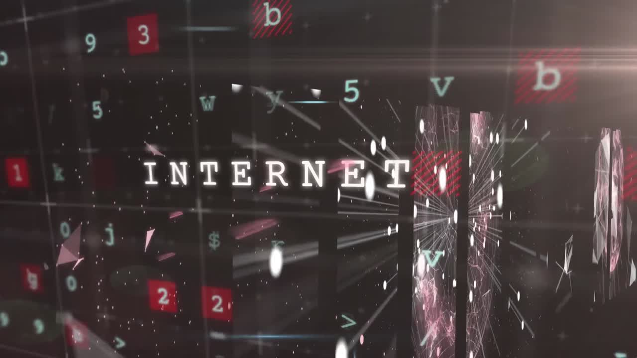 사이버 보안 데이터 처리는 연결 네트워크의 화면에 대해