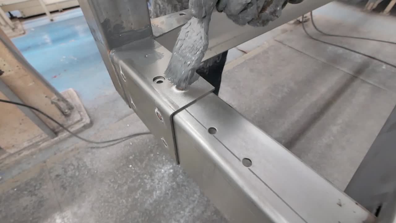 Rust Proof Painting Process, Close Up