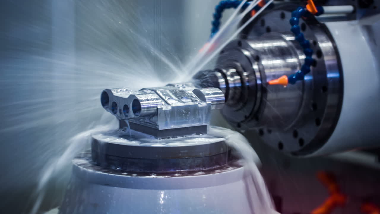 금속 가공 cnc 밀링 머신.