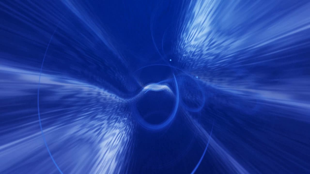 el mundo del torbellino 4k bucle azul