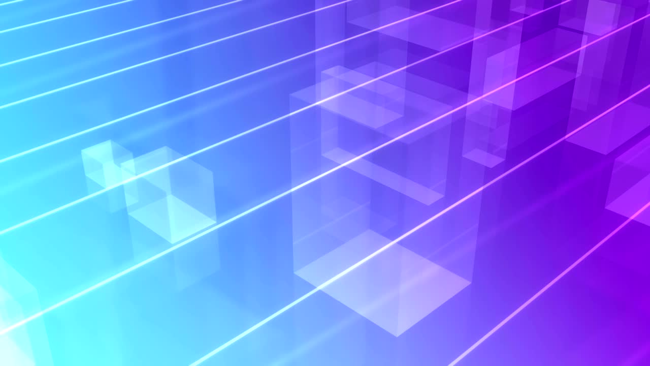 cubos de cristal abstractos